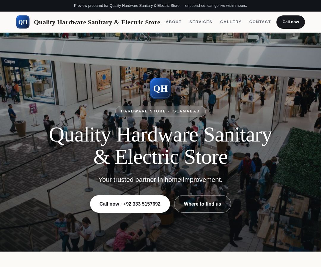 Quality Hardware Sanitary & Electric Store