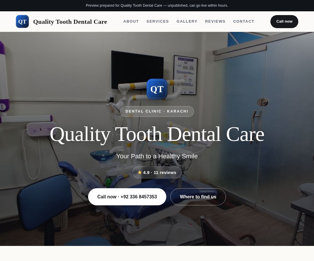 Quality Tooth Dental Care