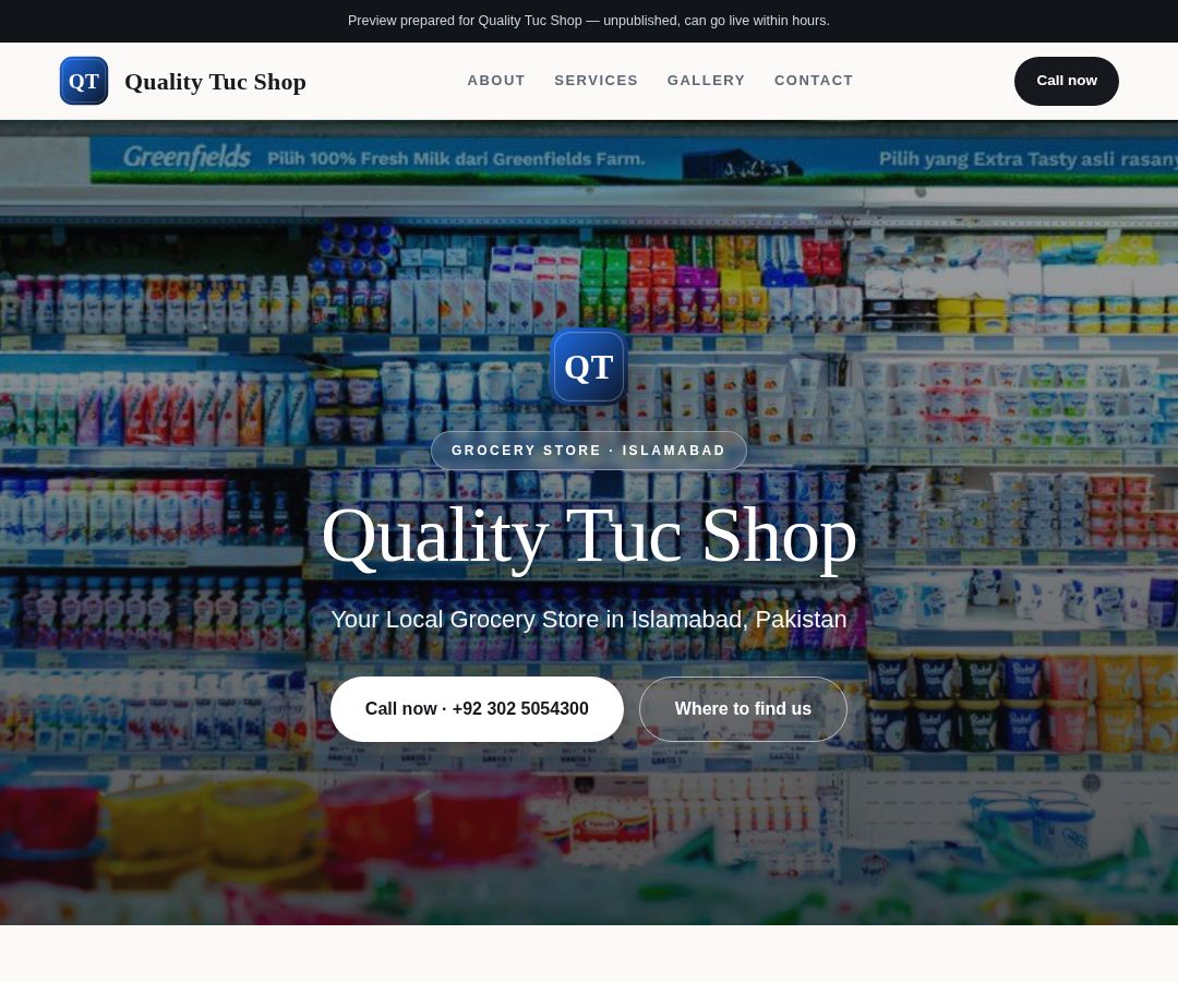 Quality Tuc Shop