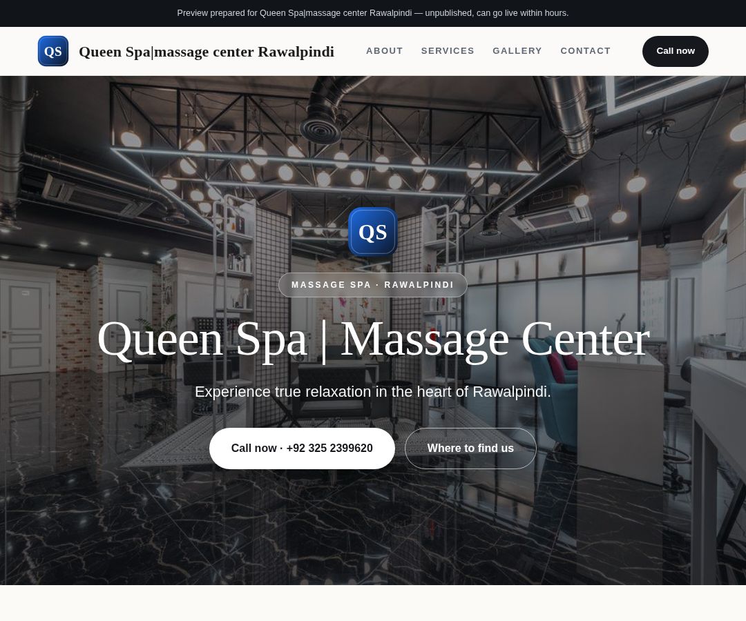 Queen Spa|massage center Rawalpindi