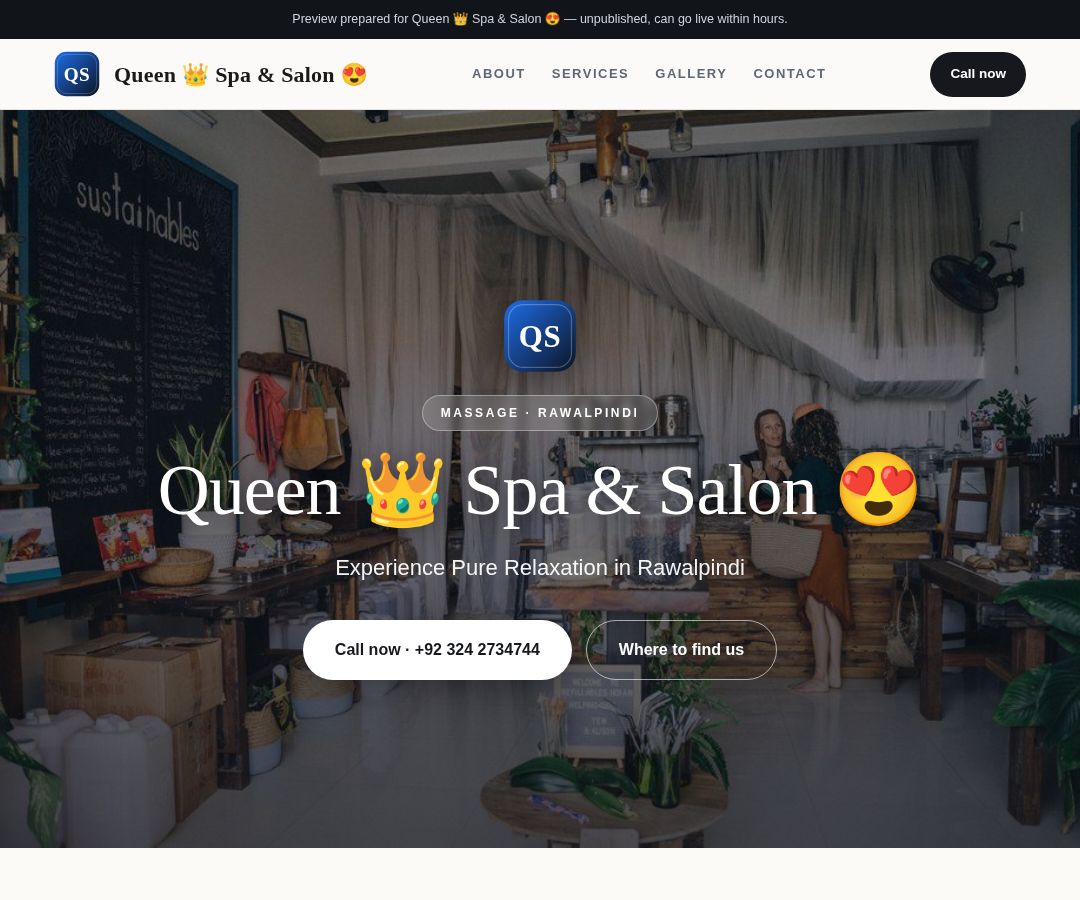 Queen 👑 Spa & Salon 😍