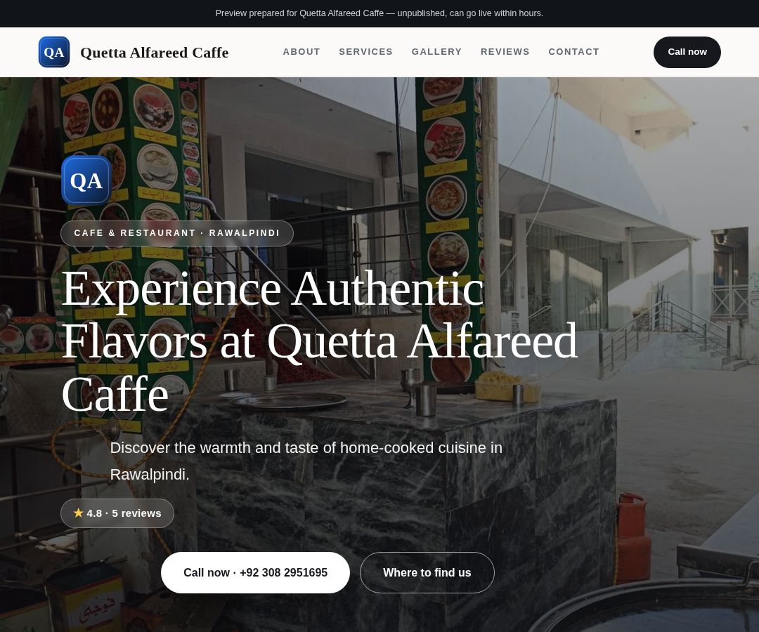 Quetta Alfareed Caffe