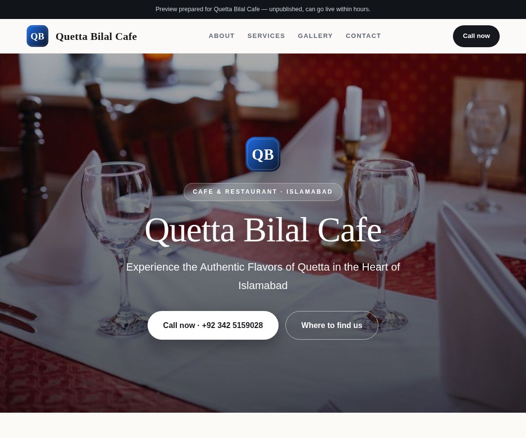 Quetta Bilal Cafe