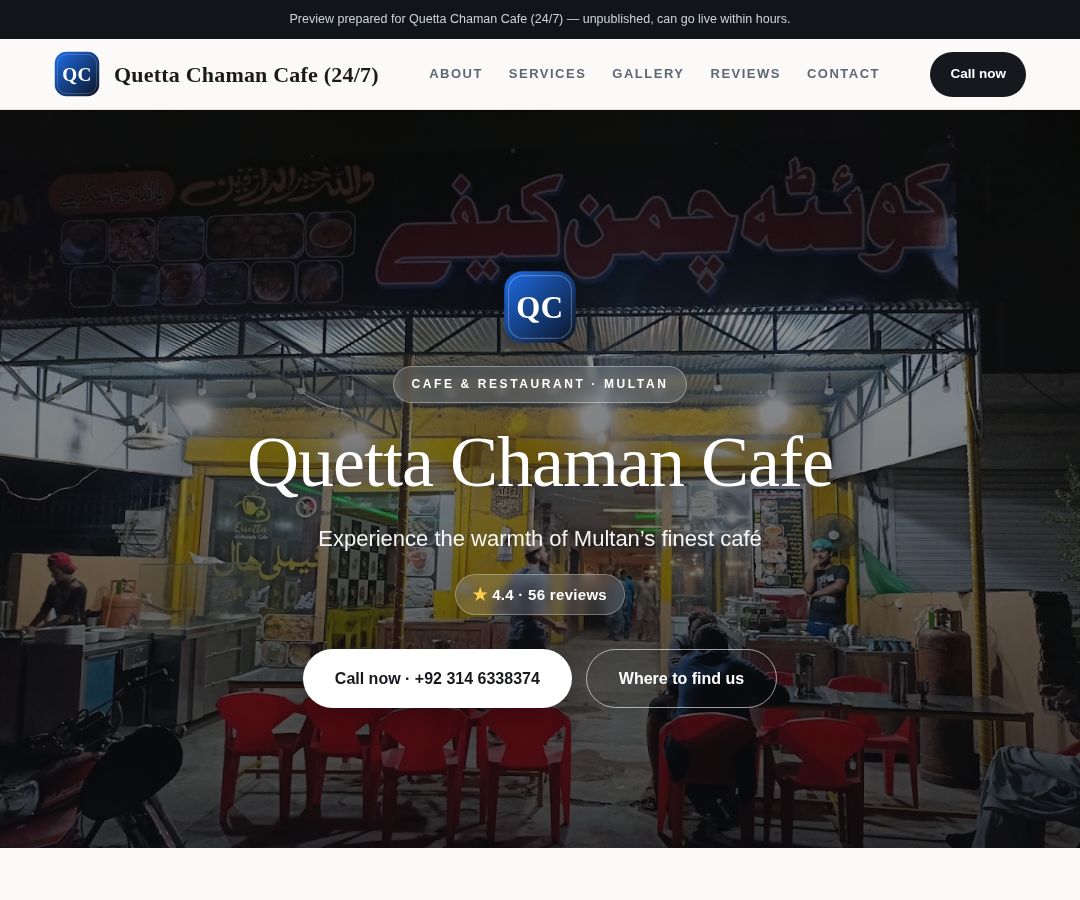 Quetta Chaman Cafe (24/7)