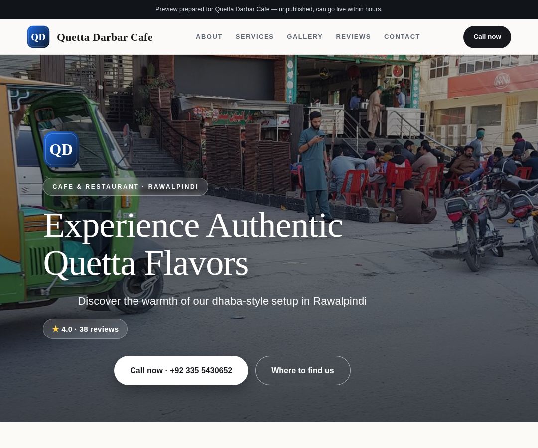 Quetta Darbar Cafe
