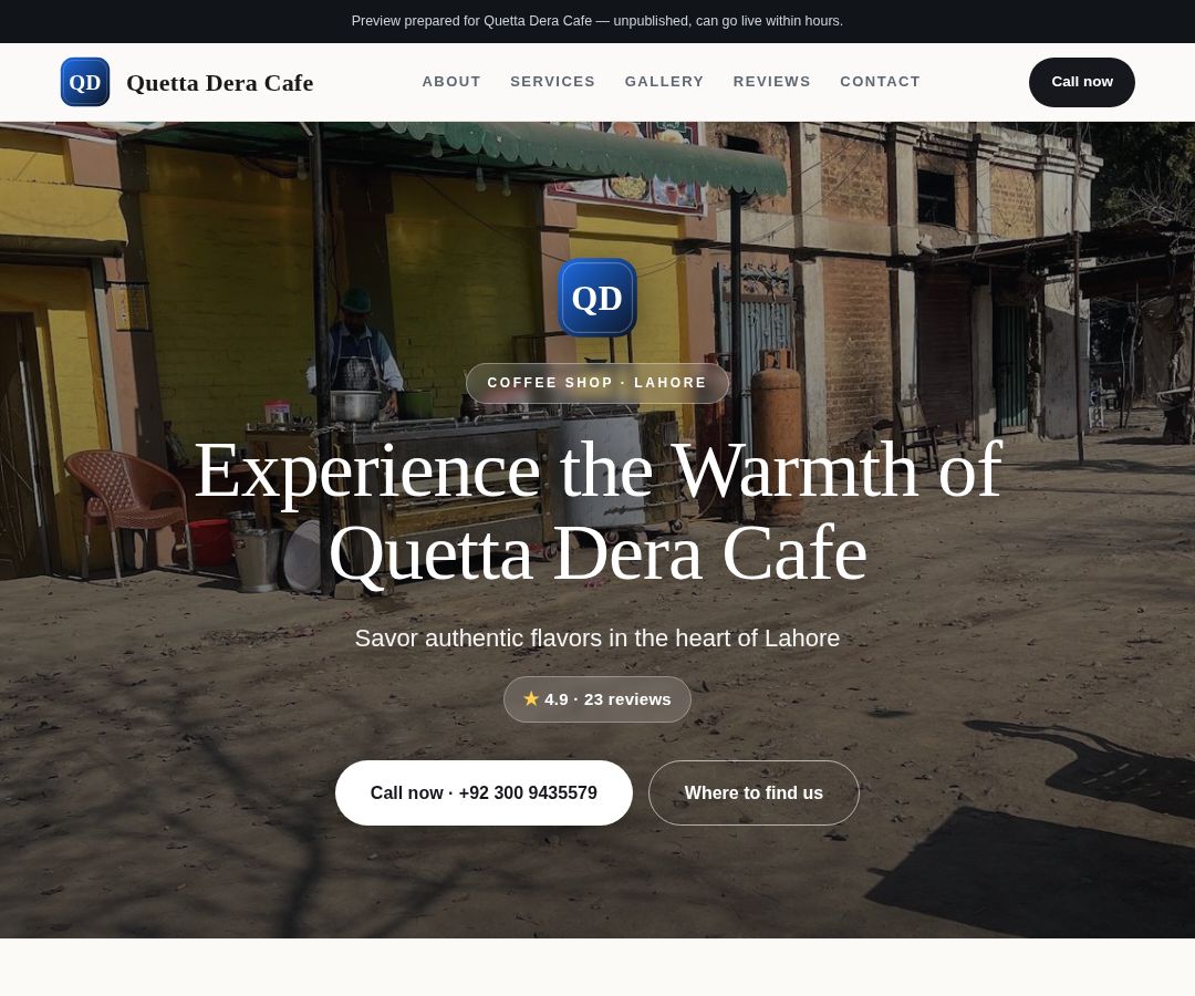Quetta Dera Cafe
