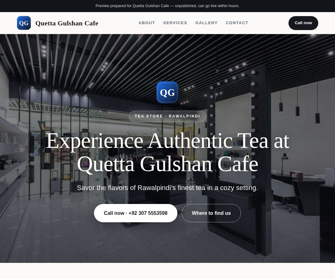 Quetta Gulshan Cafe