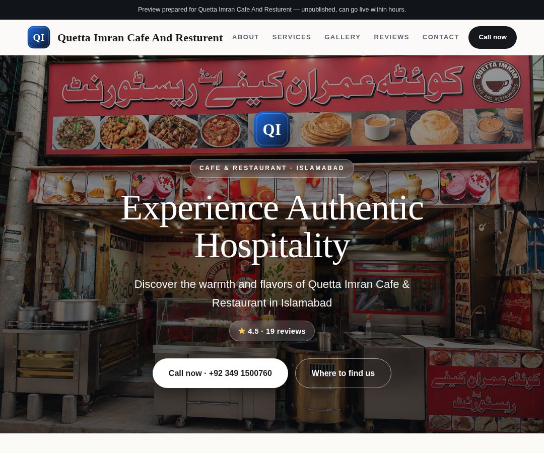 Quetta Imran Cafe And Resturent