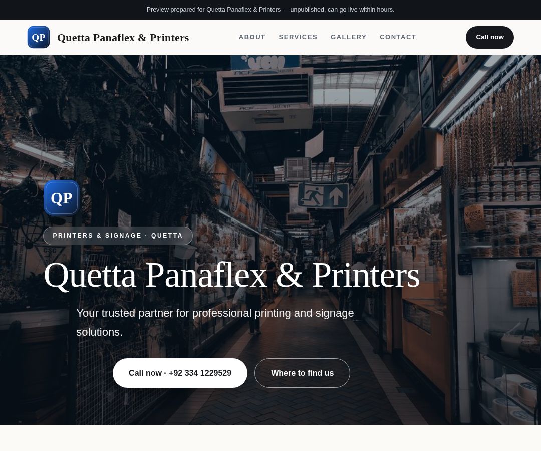 Quetta Panaflex & Printers