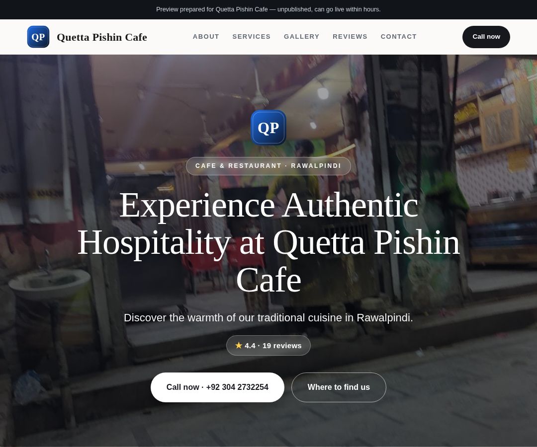 Quetta Pishin Cafe