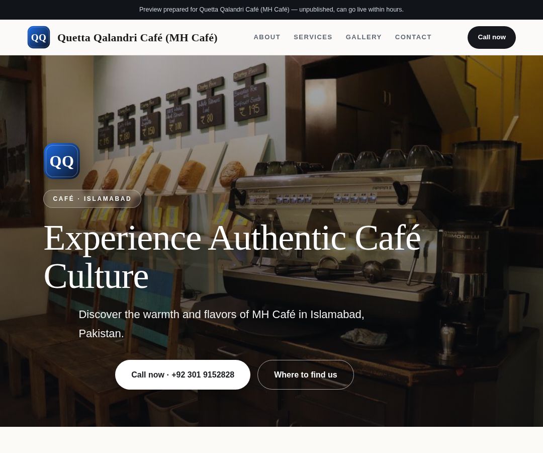 Quetta Qalandri Café (MH Café)