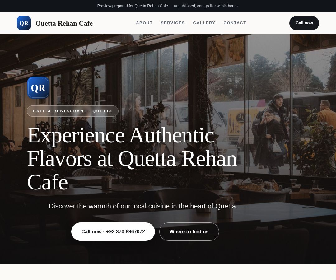 Quetta Rehan Cafe