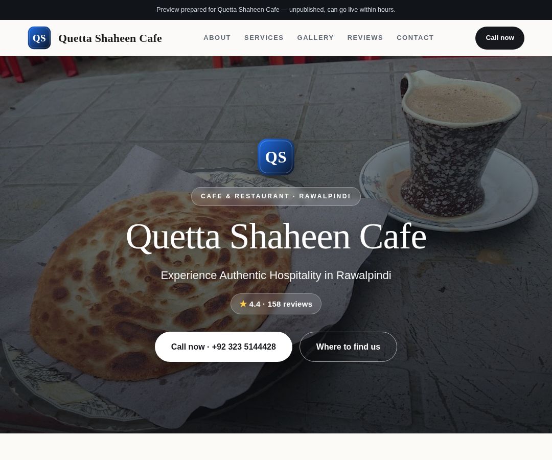 Quetta Shaheen Cafe