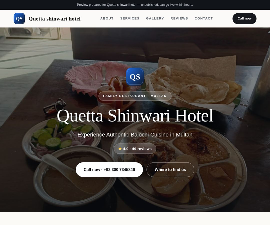 Quetta shinwari hotel