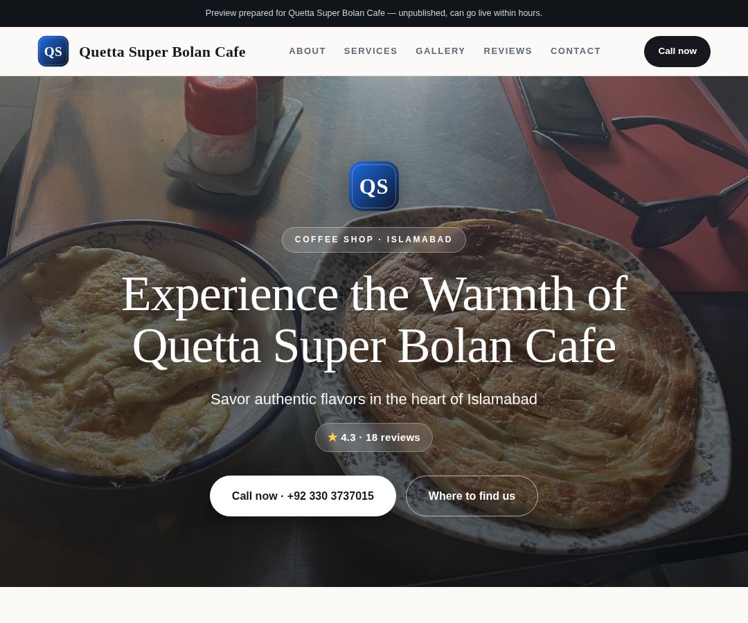 Quetta Super Bolan Cafe