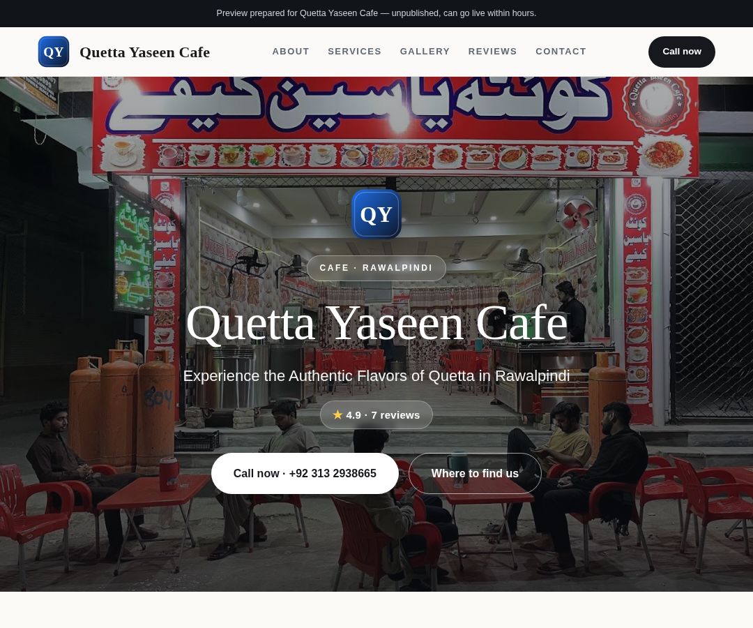 Quetta Yaseen Cafe