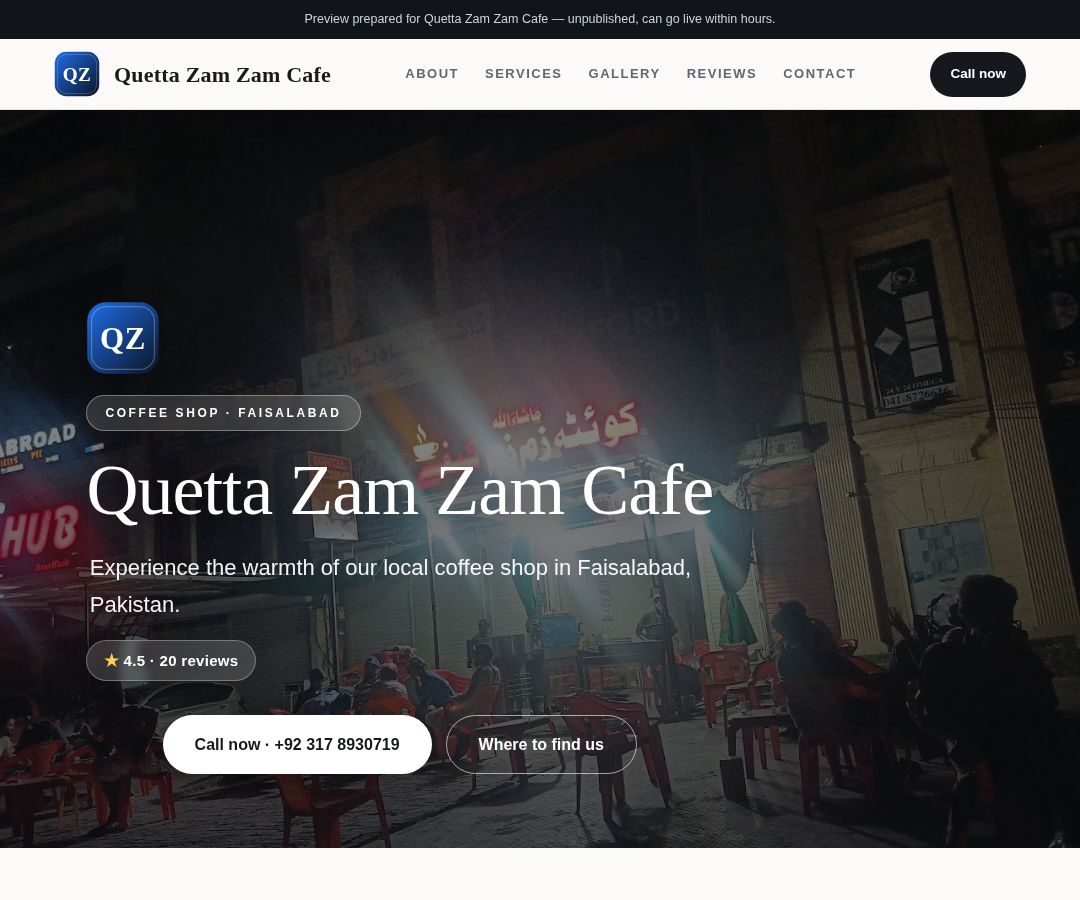 Quetta Zam Zam Cafe