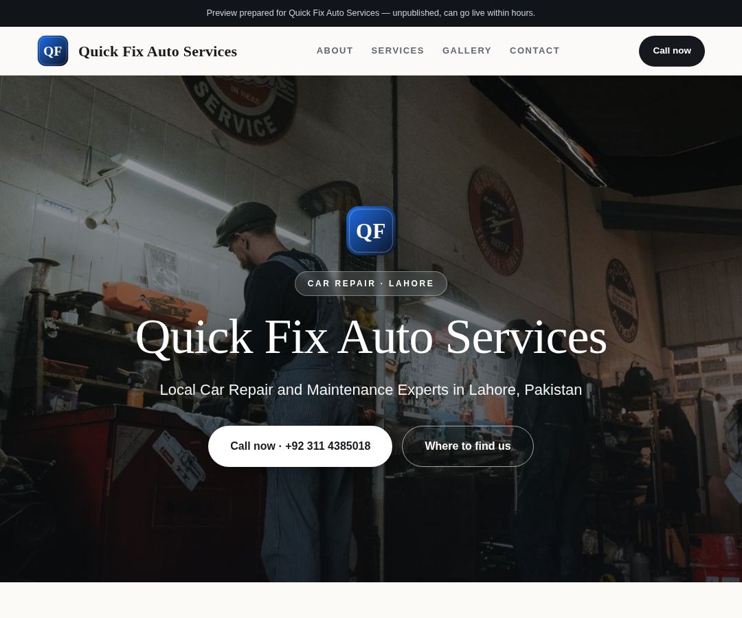 Quick Fix Auto Services
