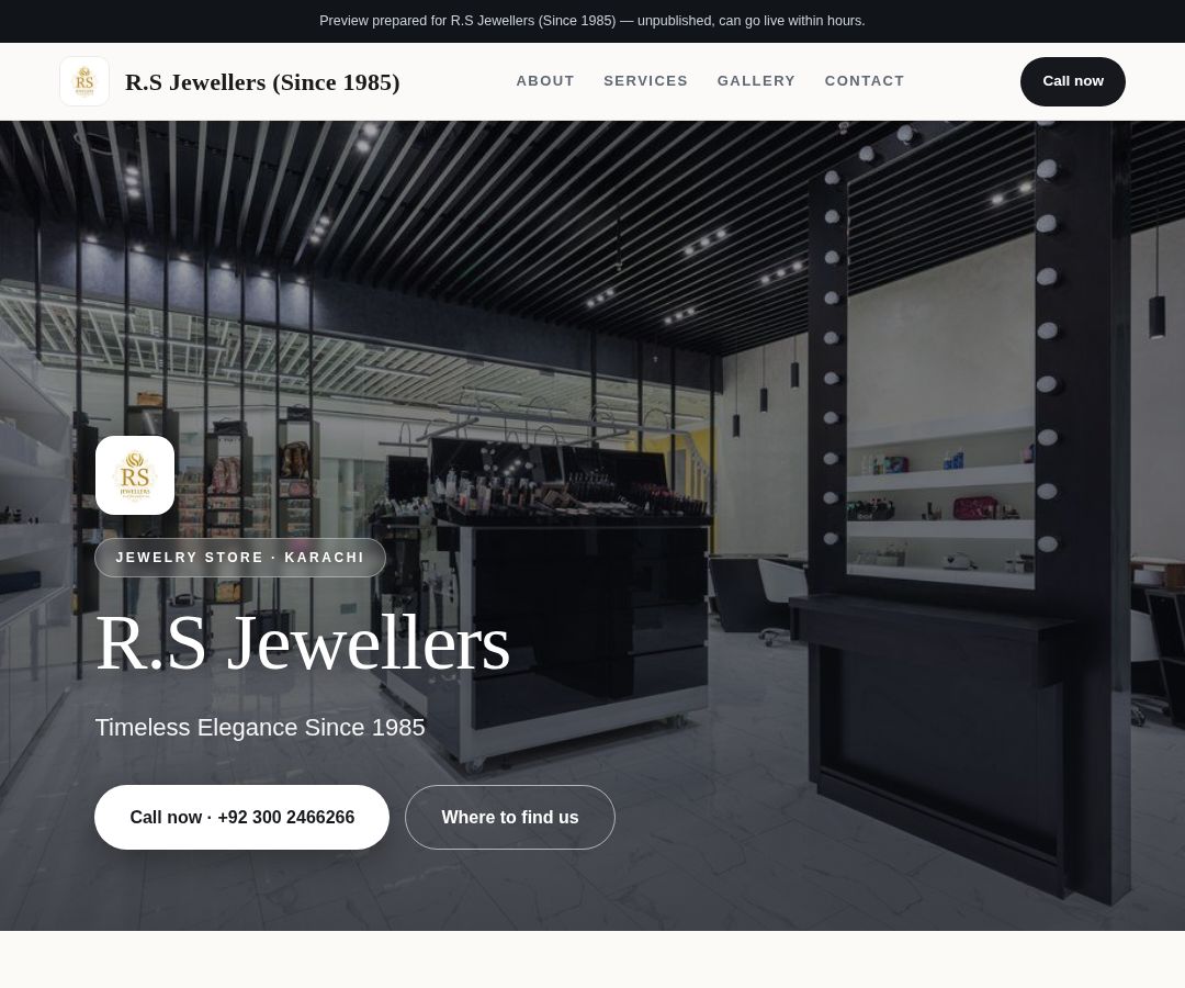 R.S Jewellers (Since 1985)
