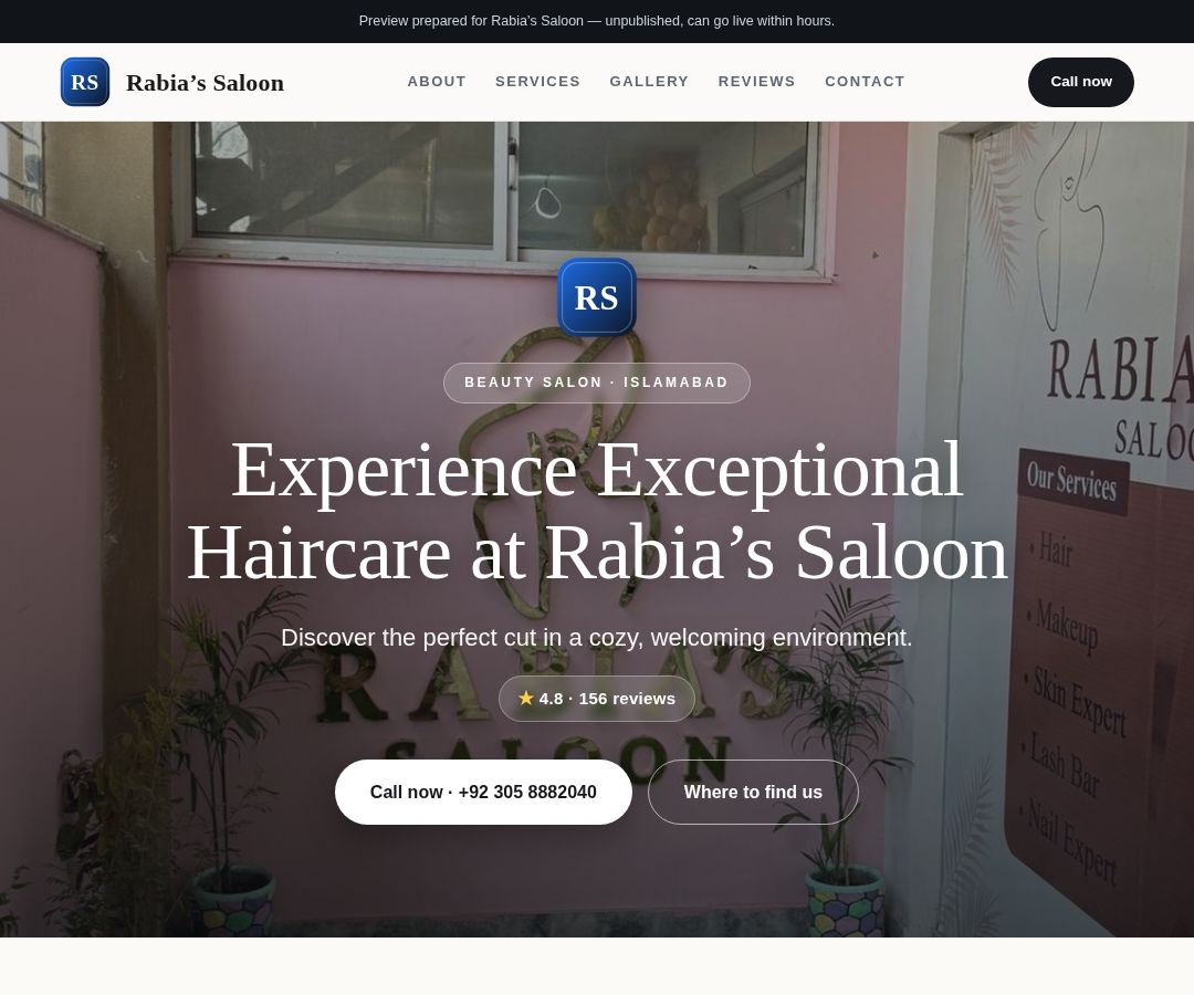 Rabia’s Saloon