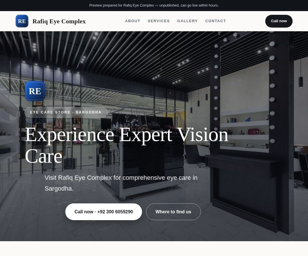 Rafiq Eye Complex