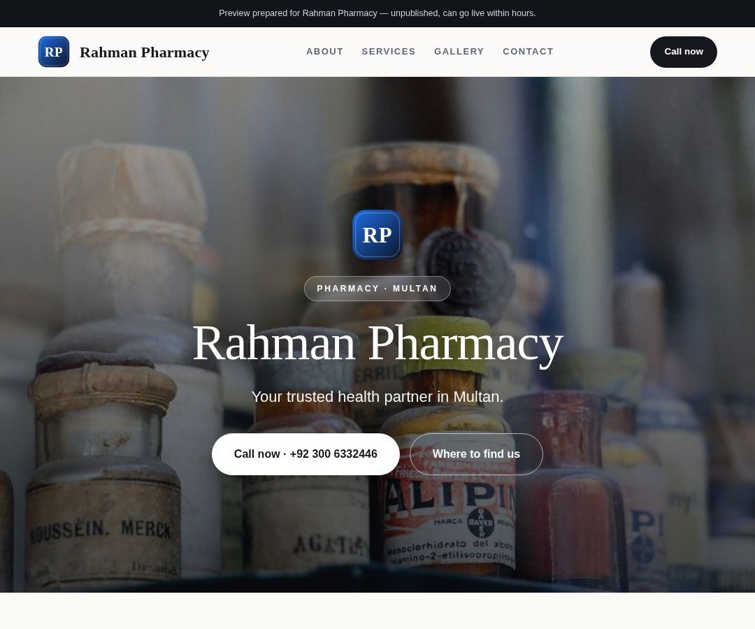 Rahman Pharmacy