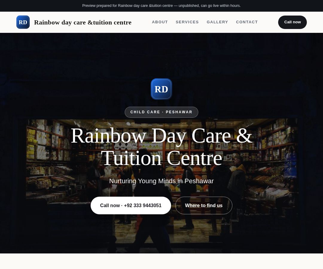 Rainbow day care &tuition centre