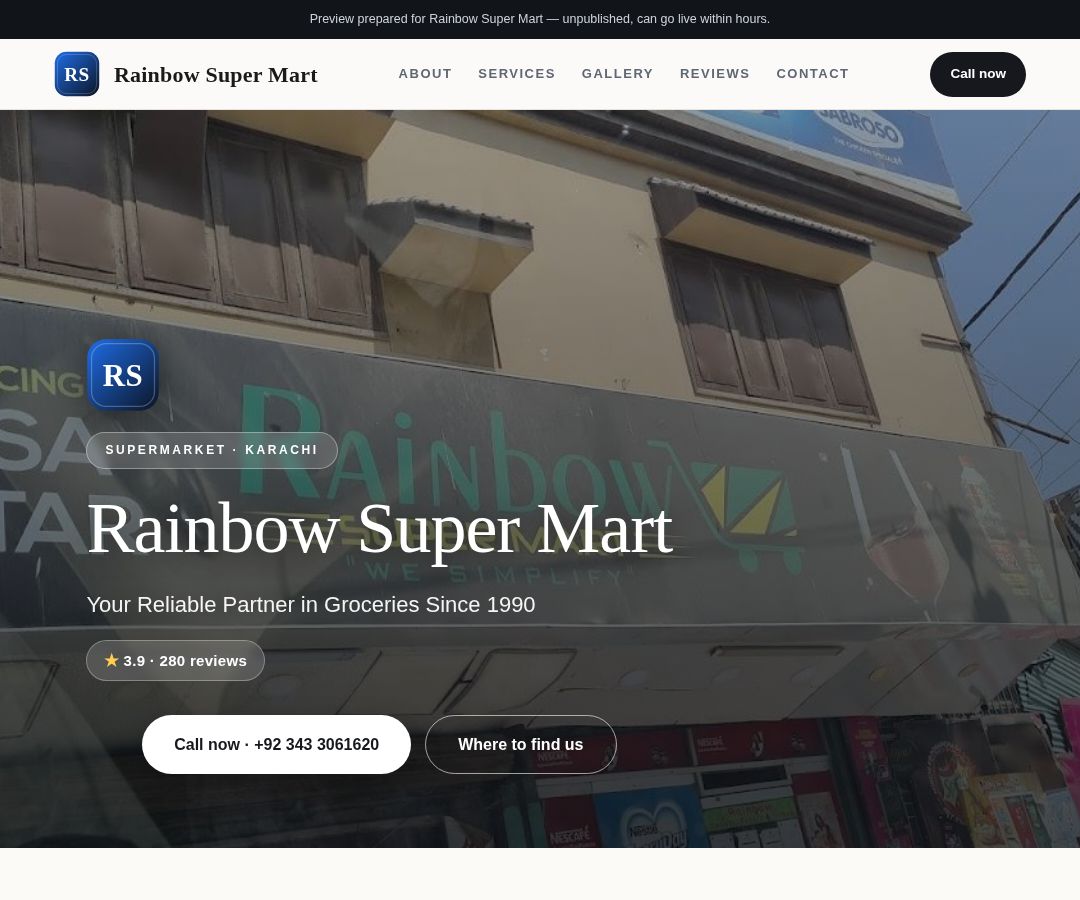 Rainbow Super Mart
