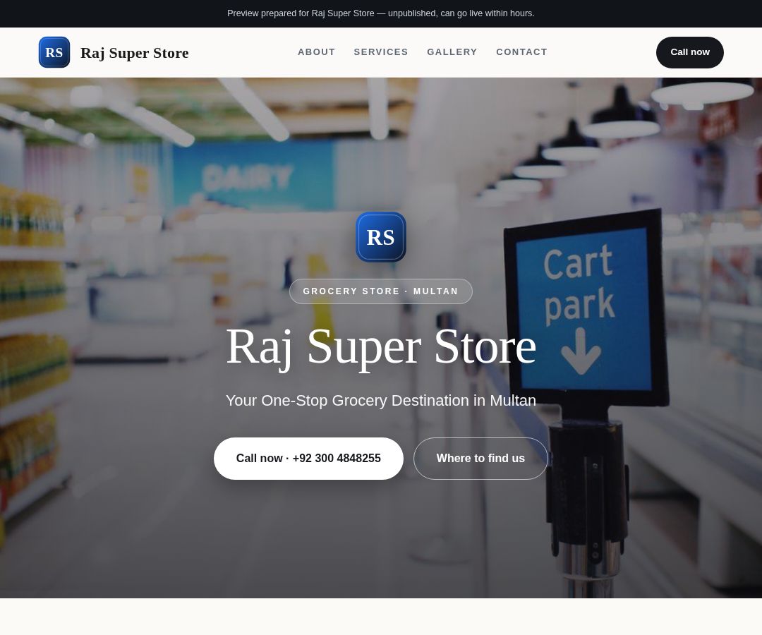 Raj Super Store