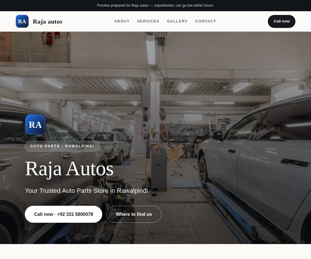 Raja autos