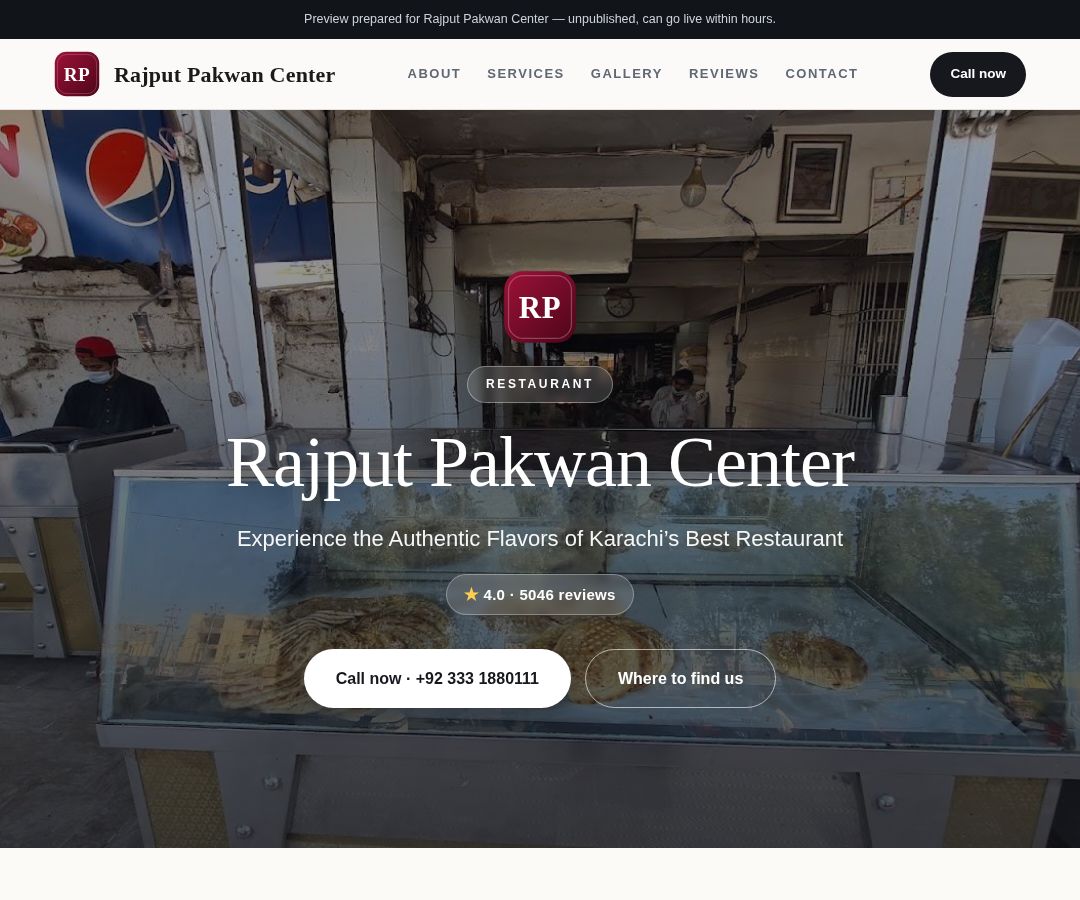Rajput Pakwan Center