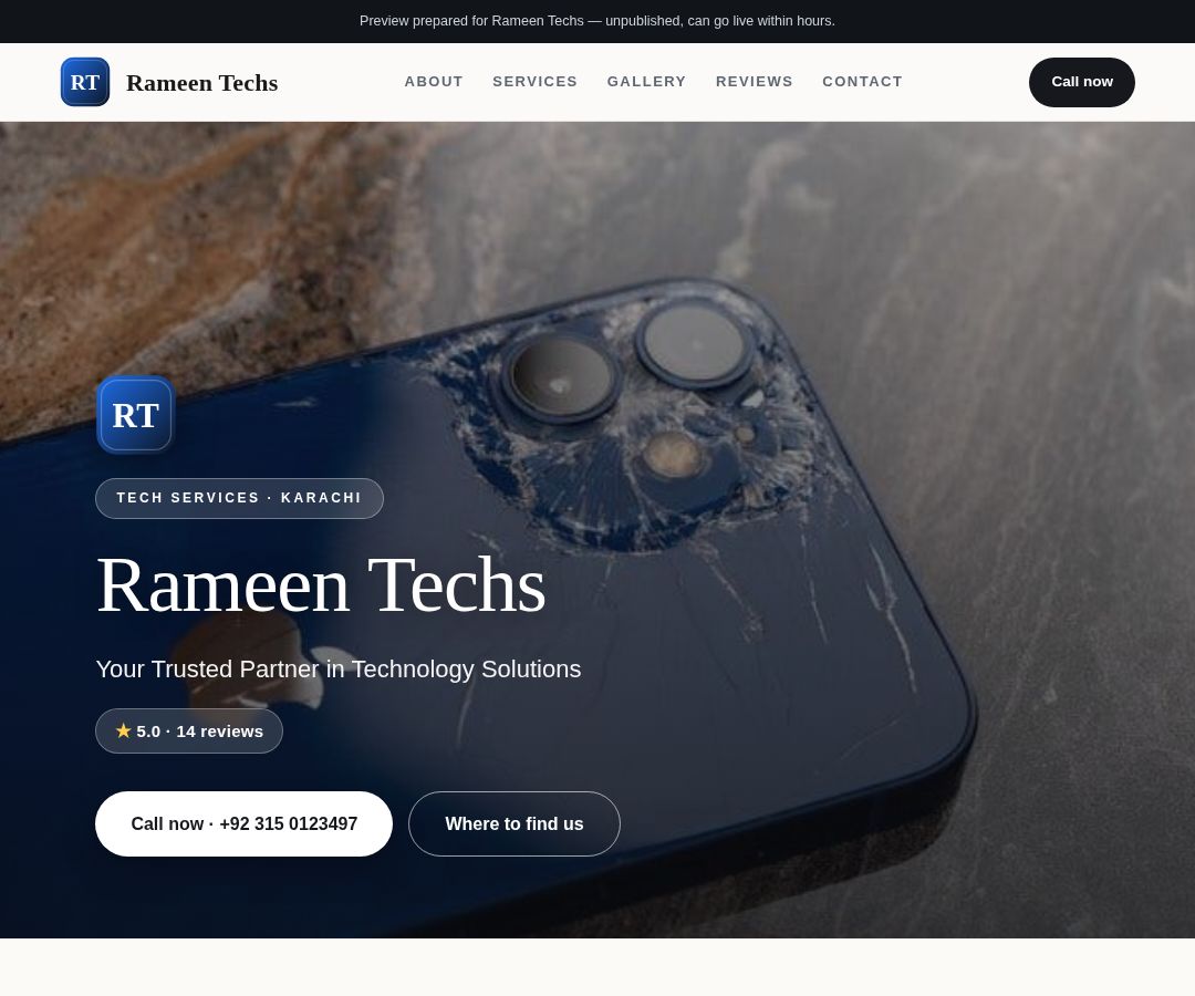 Rameen Techs