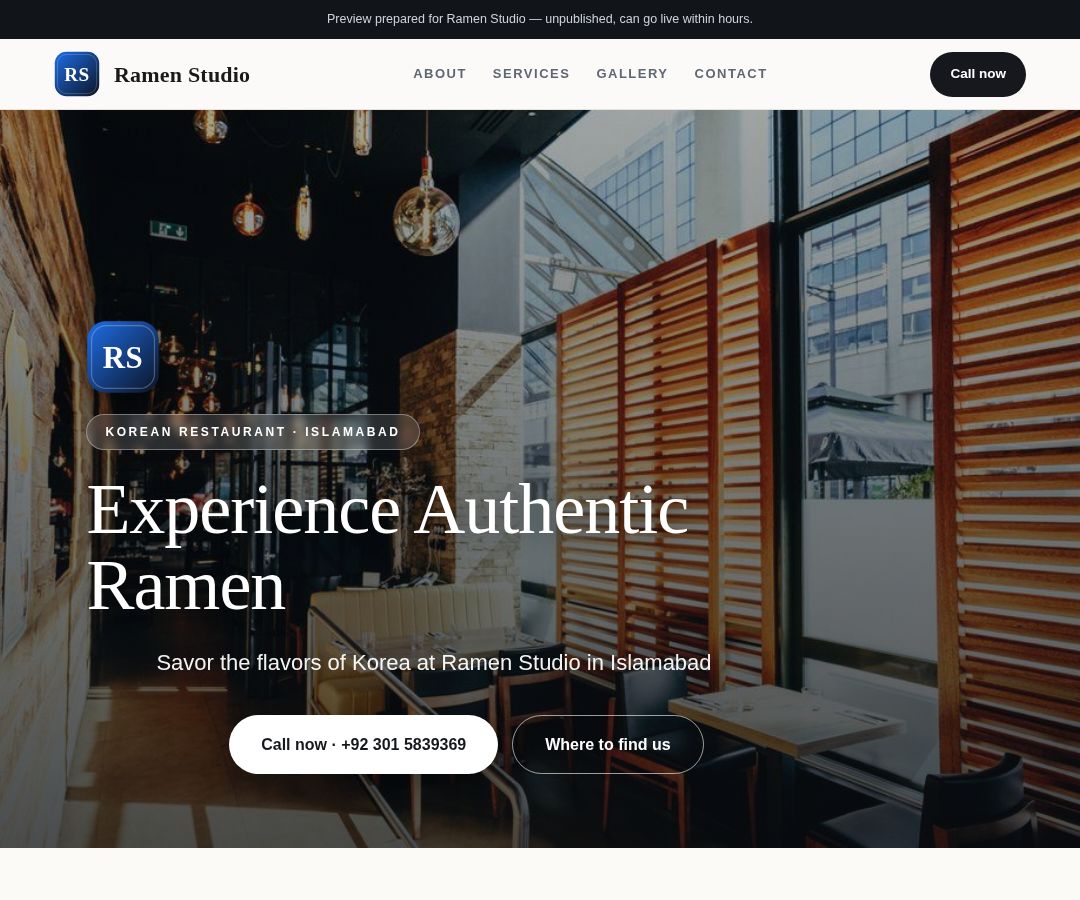 Ramen Studio