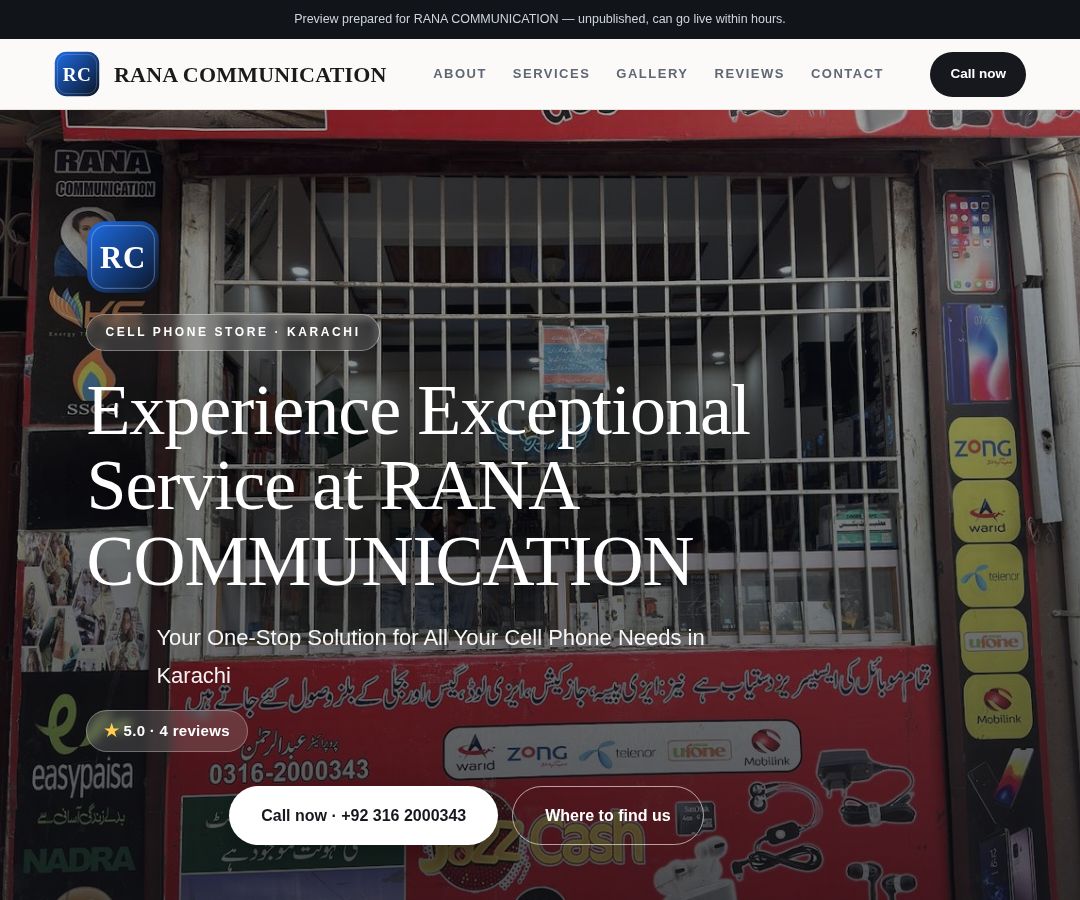 RANA COMMUNICATION