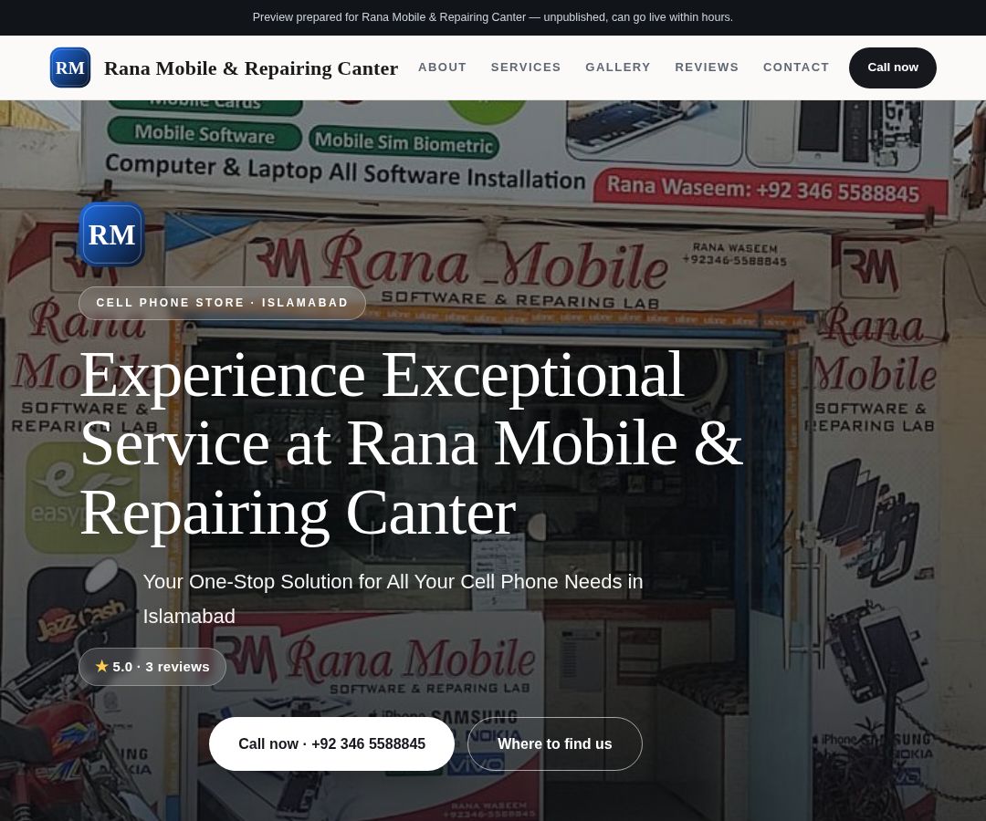 Rana Mobile & Repairing Canter