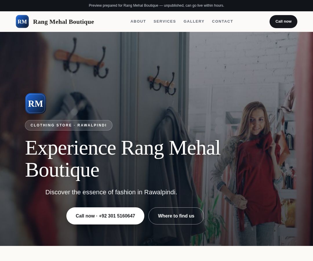 Rang Mehal Boutique
