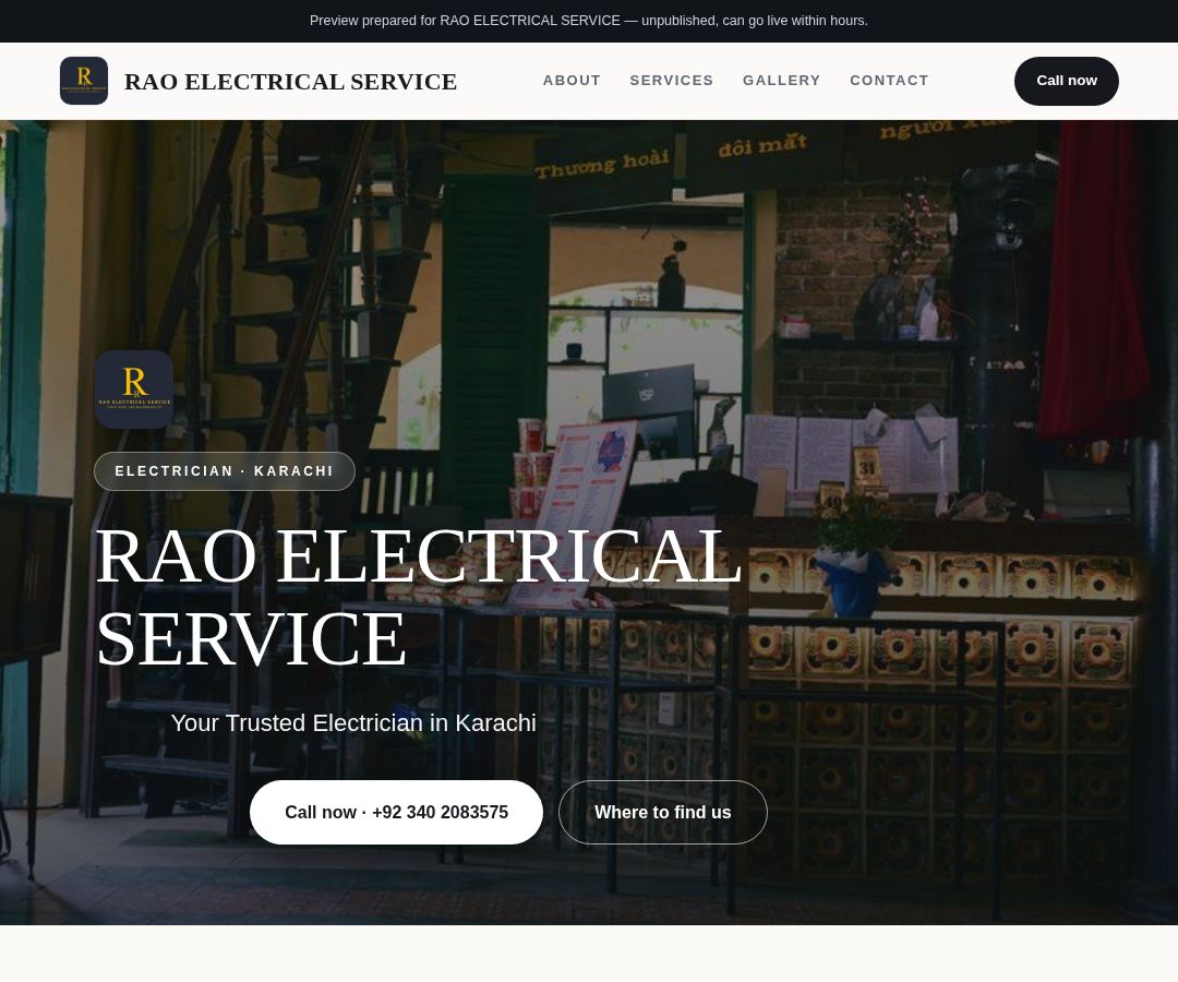 RAO ELECTRICAL SERVICE