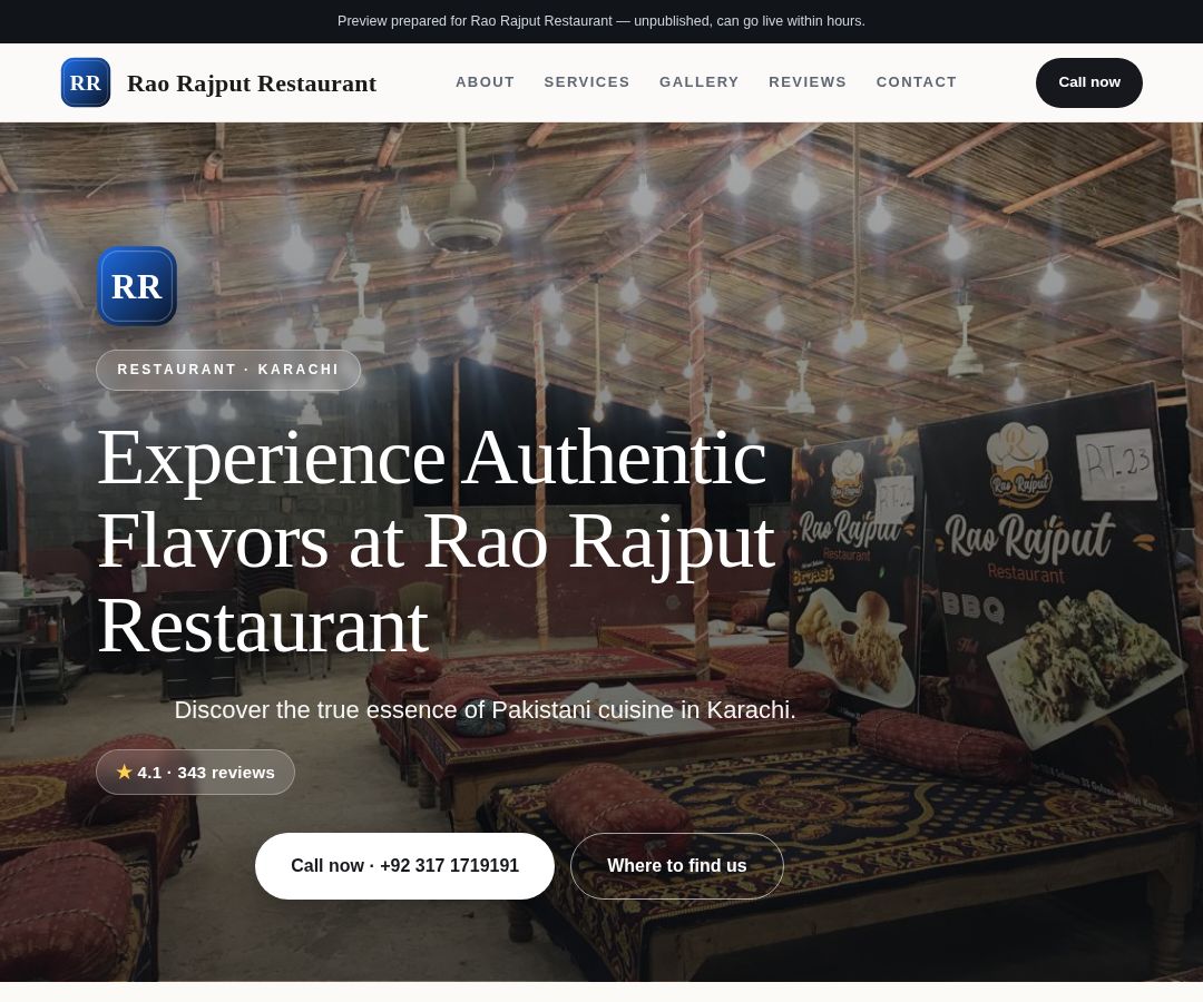 Rao Rajput Restaurant