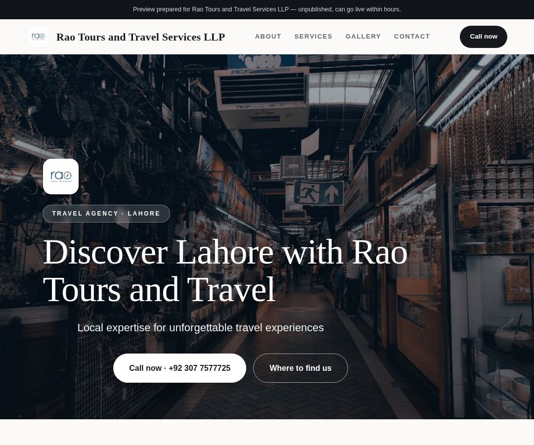 Rao Tours and Travel Services LLP
