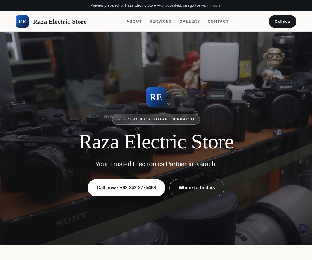 Raza Electric Store