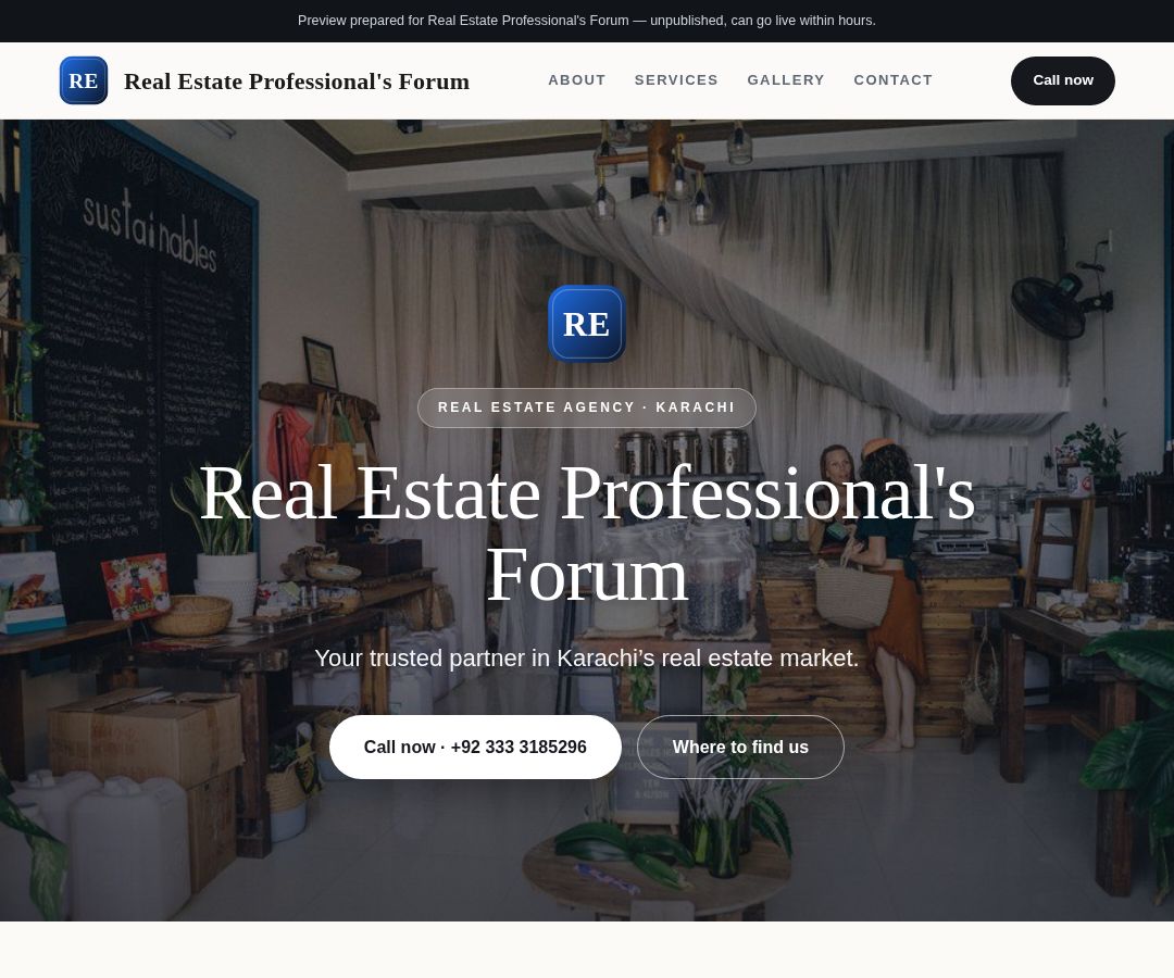 Real Estate Professional's Forum