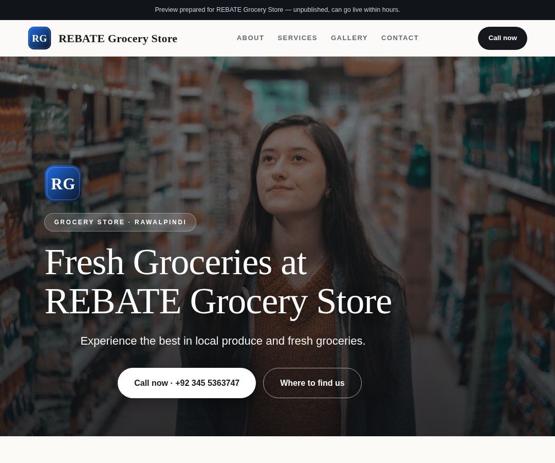 REBATE Grocery Store