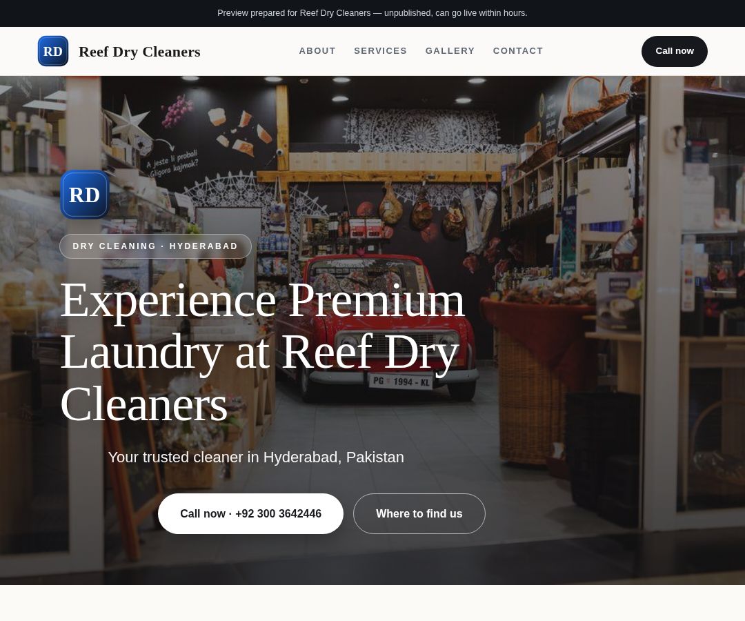 Reef Dry Cleaners