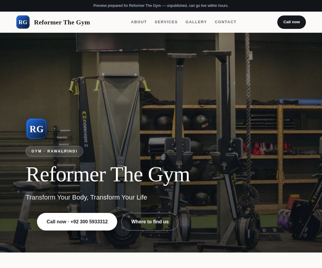 Reformer The Gym