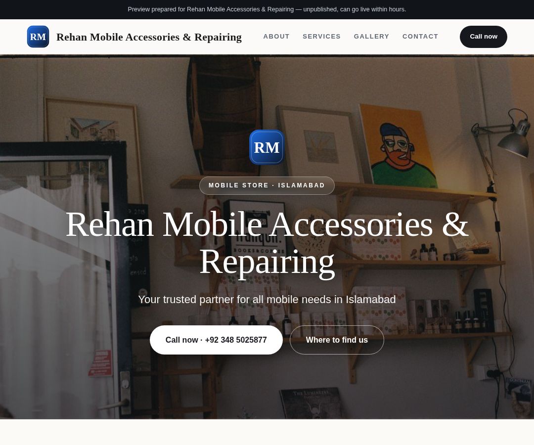 Rehan Mobile Accessories & Repairing