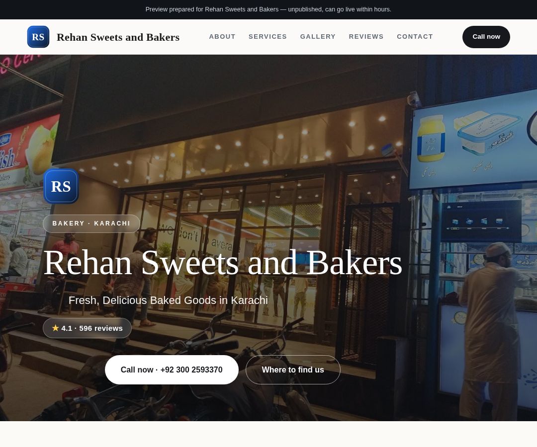 Rehan Sweets and Bakers