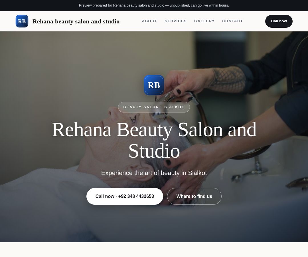 Rehana beauty salon and studio