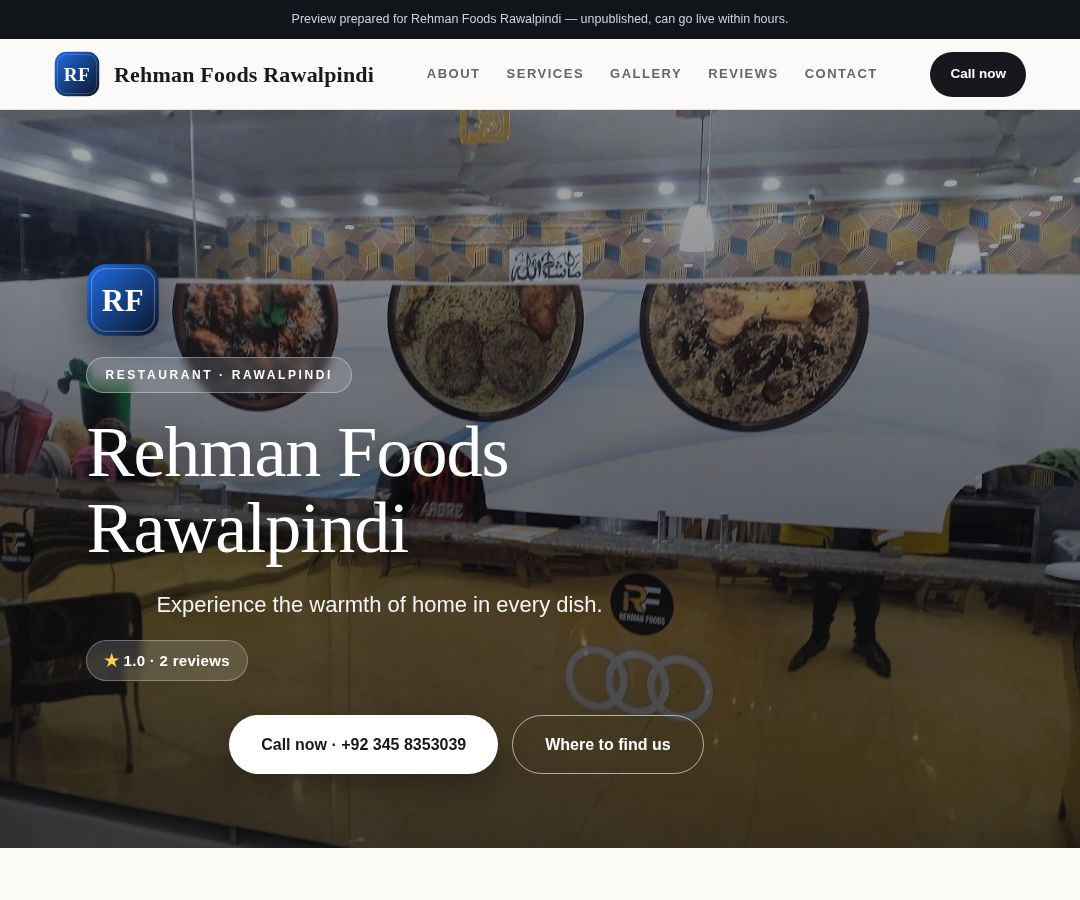 Rehman Foods Rawalpindi
