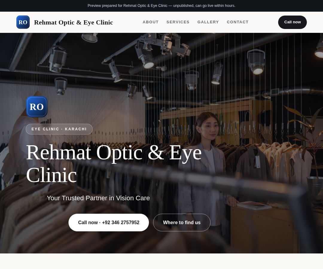 Rehmat Optic & Eye Clinic
