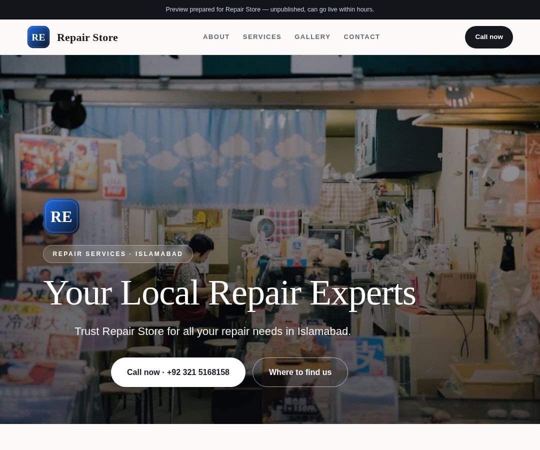 Repair Store